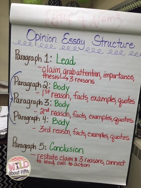 Opinion Writing Anchor Chart: A Brief Guide With Examples