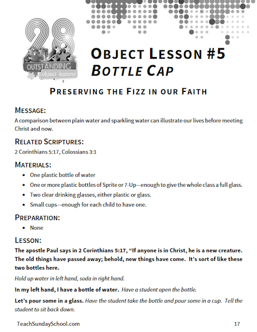 Object Lessons that Teach Gods Word Object Lessons that Teach Gods Word