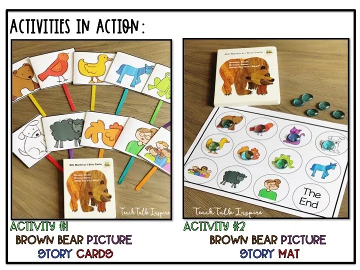 Brown Bear Brown Bear Activities for Toddlers and Preschoolers - Teach