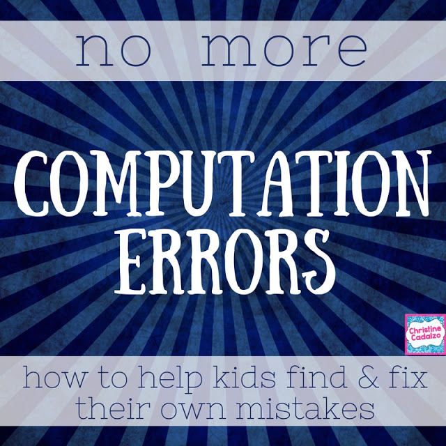 No More Computation Errors Teach Think Elementary
