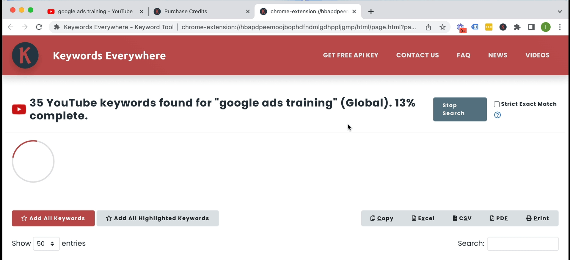 How To Find YouTube Search Volume Data With Keywords Everywhere Teach
