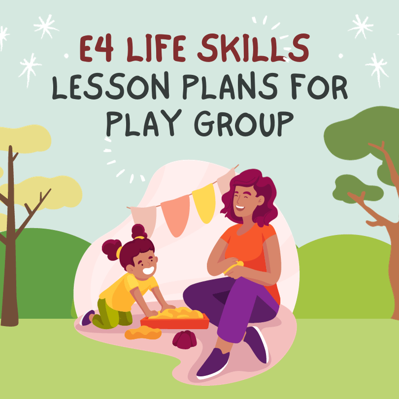 E4 LPs for Play Group (2 to 3 Years Age) Teach with E4