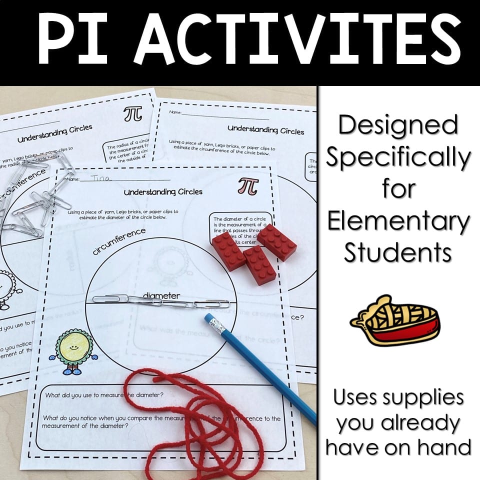 Pi Day Activities for Elementary Students - Teach With Tina