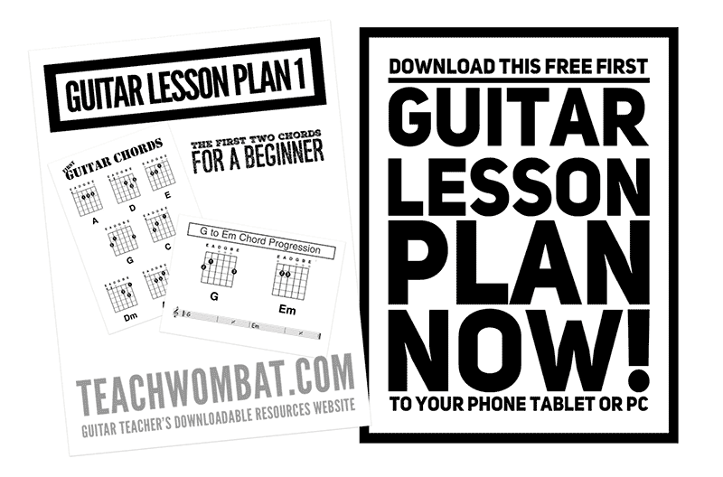 How to Teach Beginners Guitar with Free PDF Lesson Plans