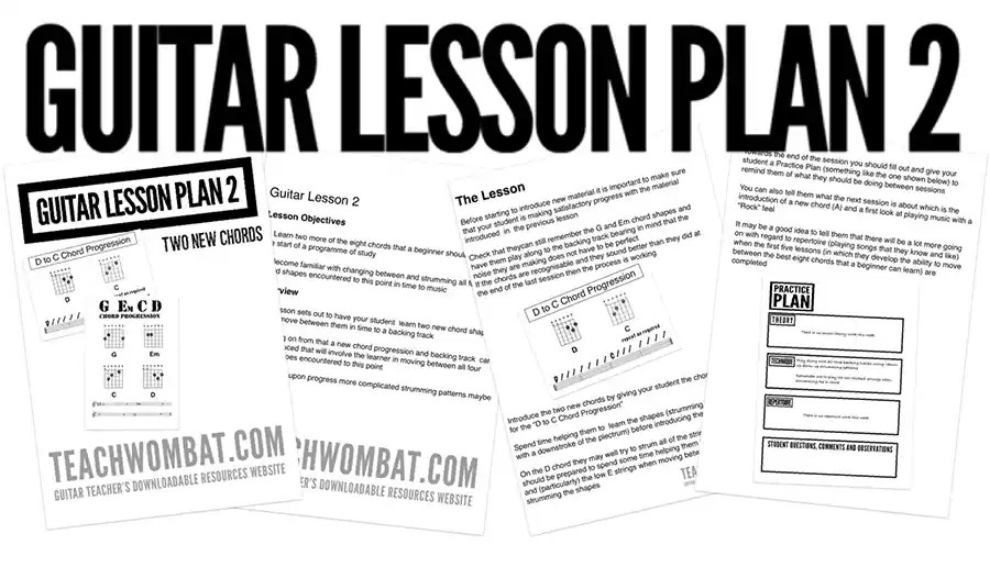 Guitar Lesson Plans