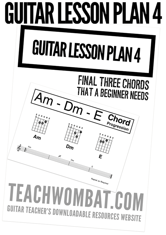 Guitar Lesson Plans and Syllabus