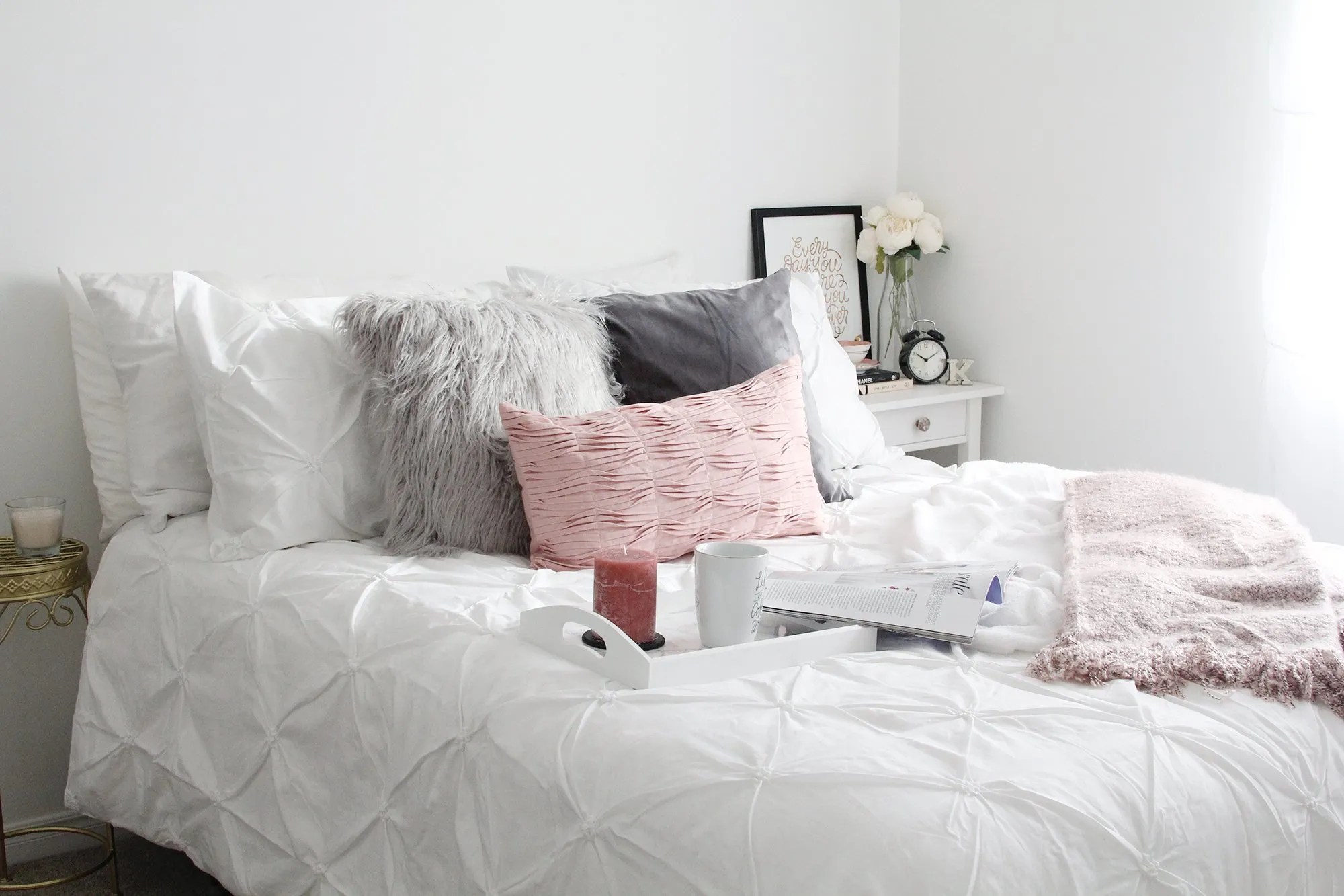 Bedroom Makeover + Getting Ready for the Holidays with Urban Barn