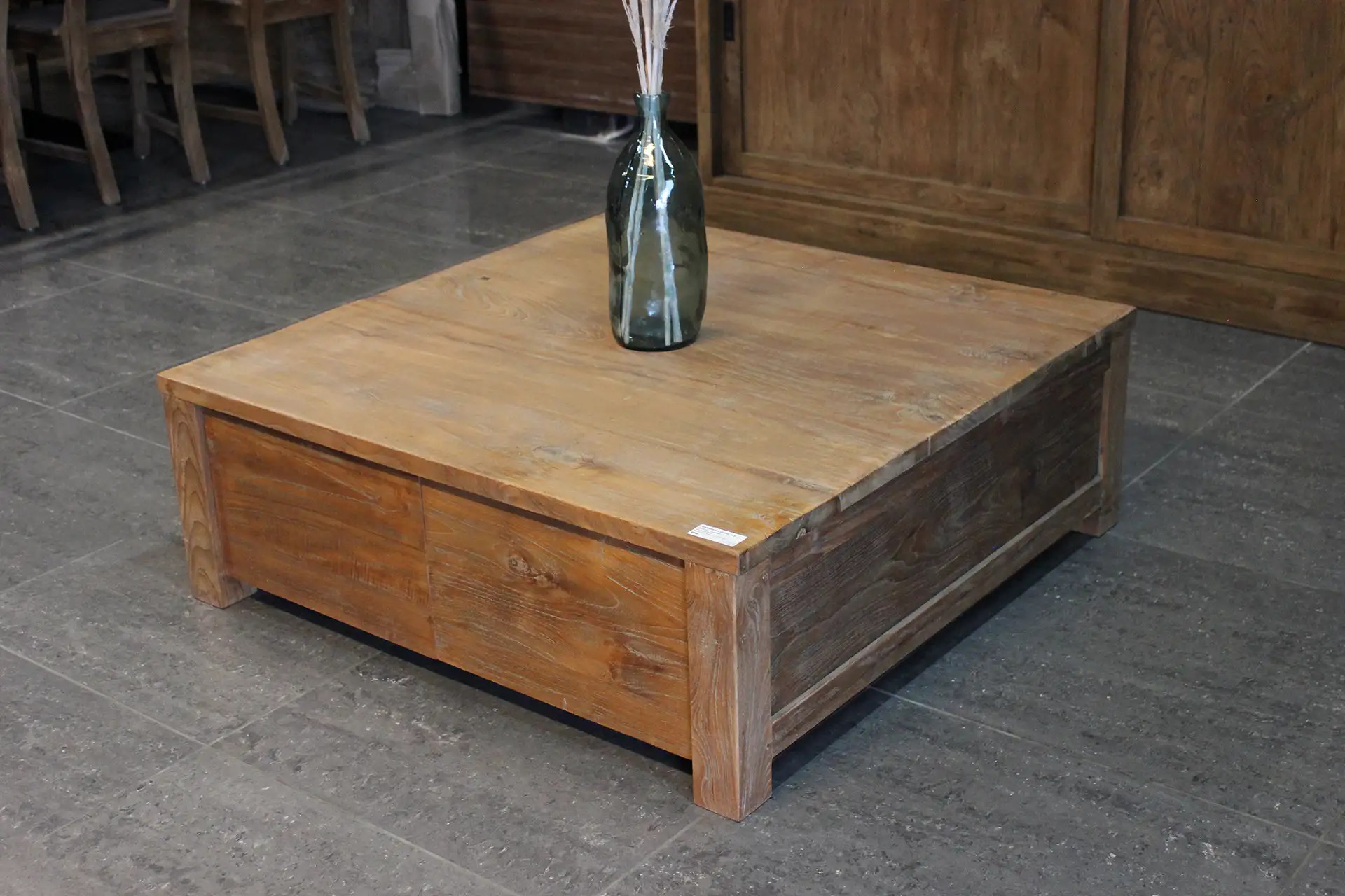 Teak Bentuk S80160KL Old design wooden coffee table old teak