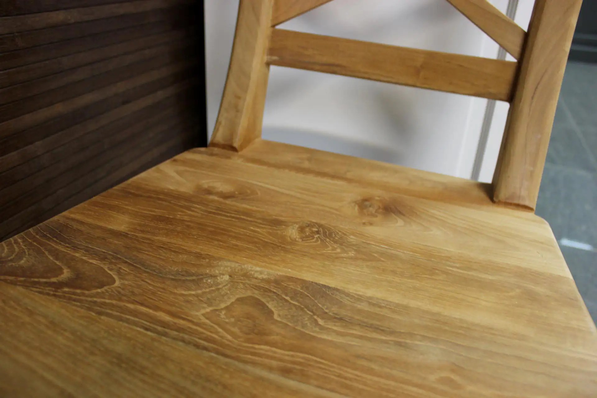 Teak Kursi Palang modern wooden chair in smooth teak TEAK2