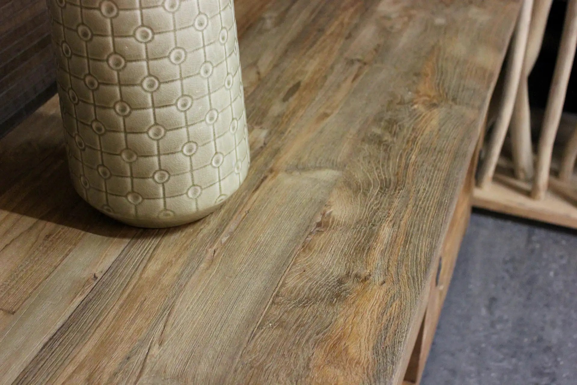 Teak Tanah TV145165 Old teak Tv meubel landelijke stijl