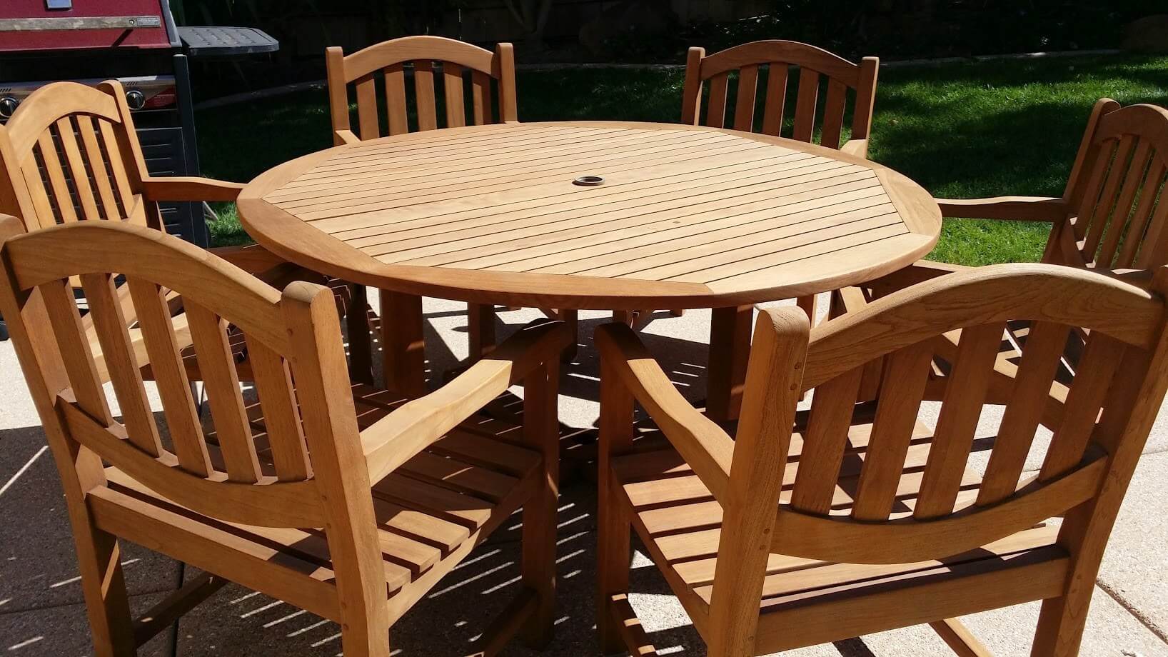 Orange County Teak Furniture Restoration Teak & Deck Professionals