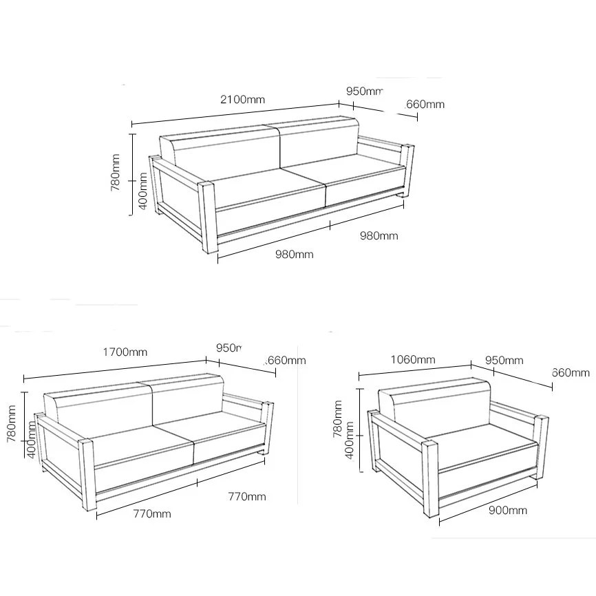 Standard Sofa Sizes In Mm Baci Living Room