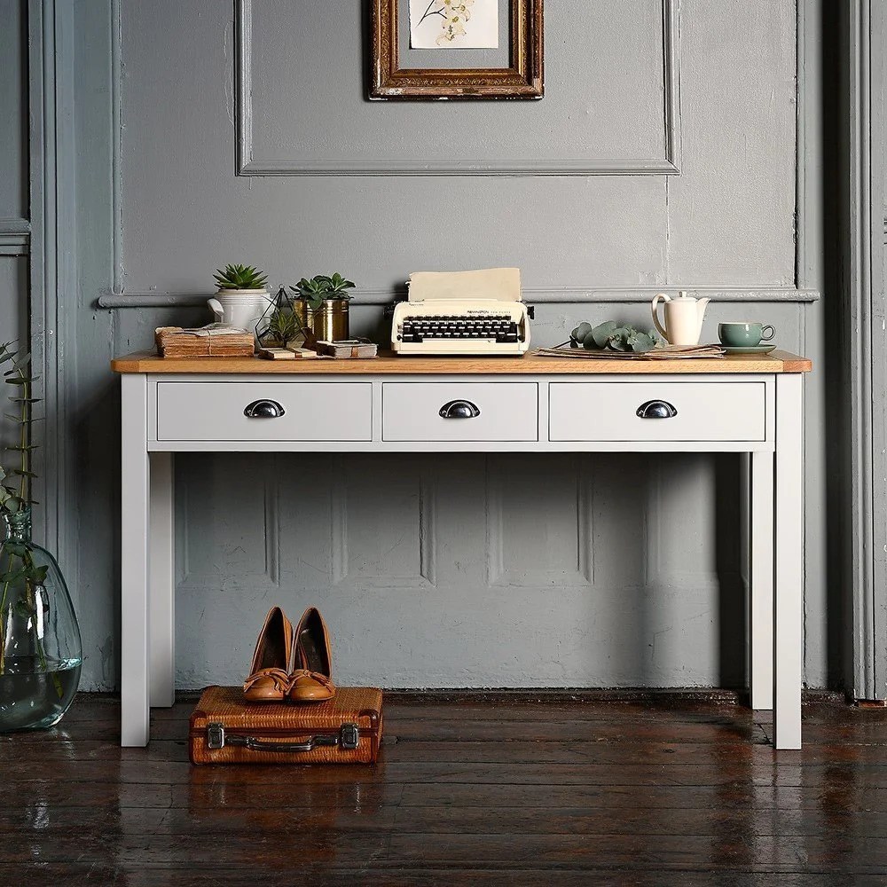 Buy Extra Large Console Dressing Table Online TeakLab