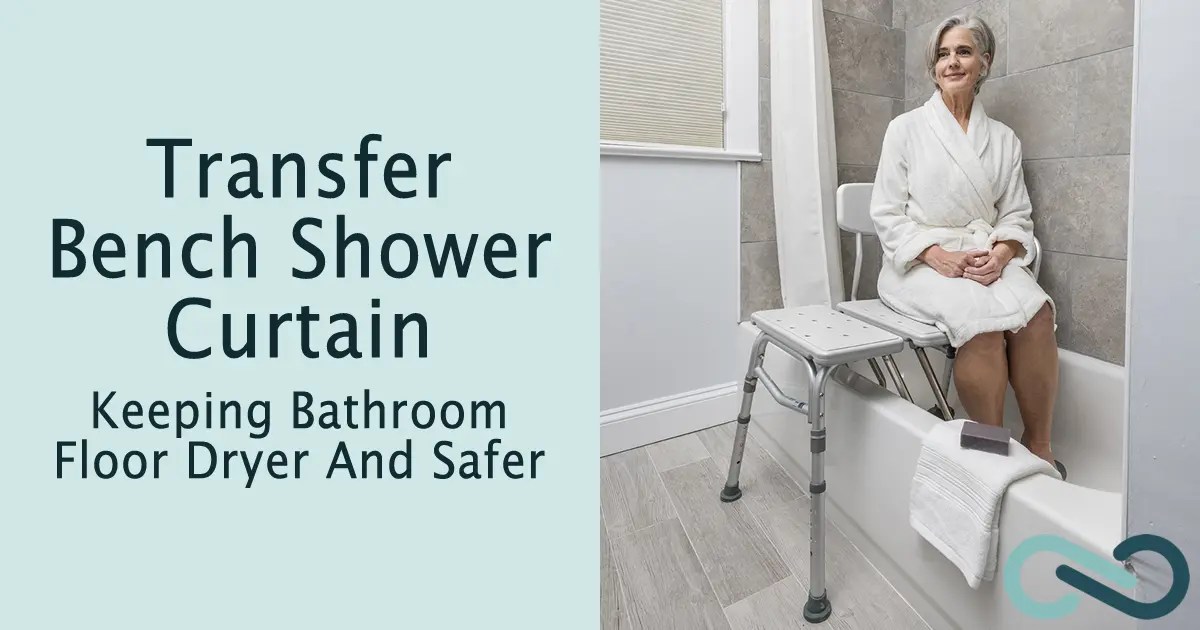 Transfer Bench Shower Curtain Keeping Bathroom Floor Dryer And Safer