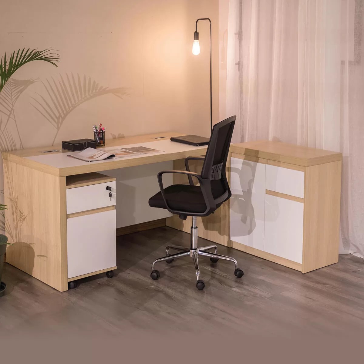 Office Table CHRONO Modular Teak World