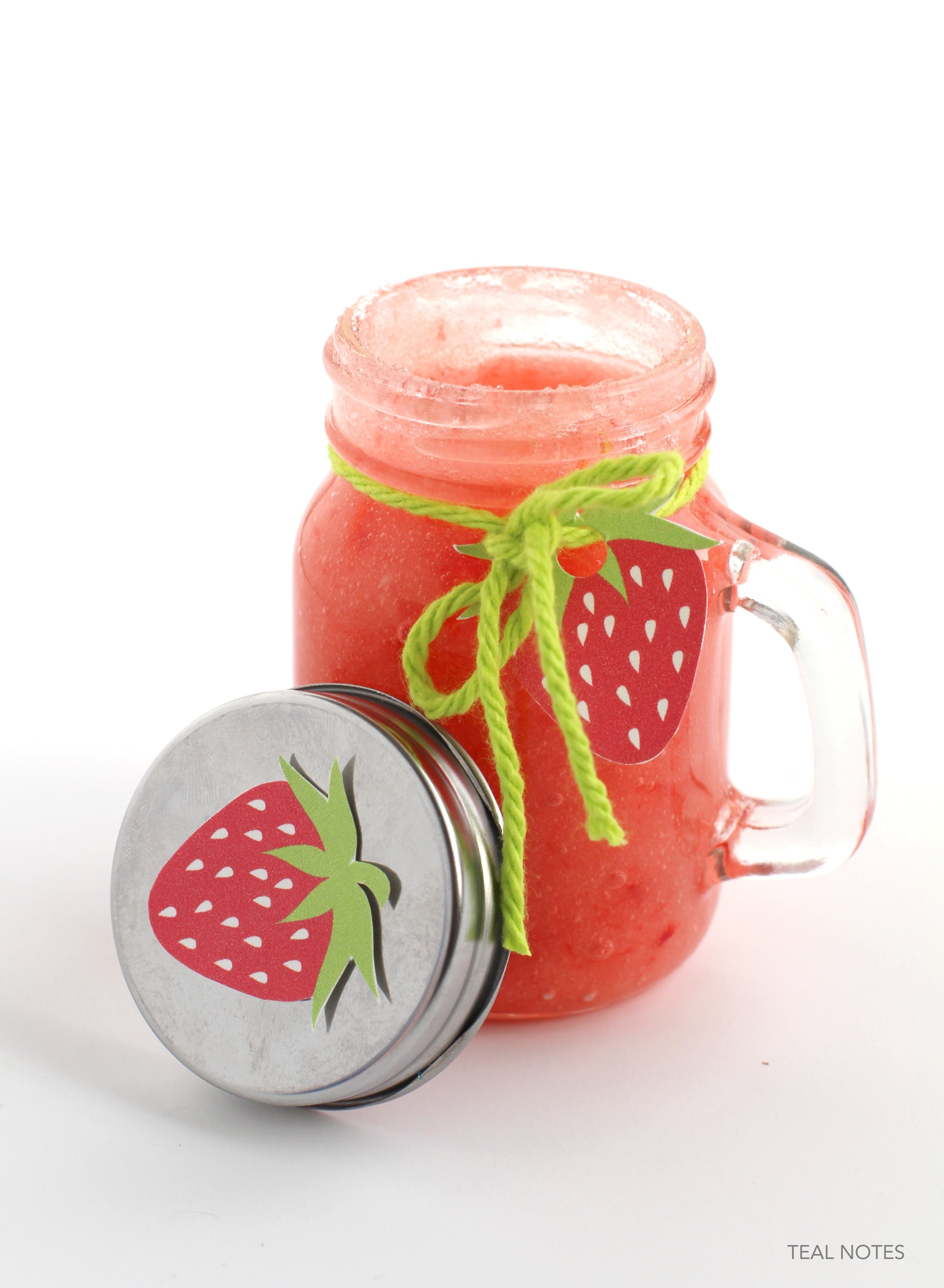 Strawberry Sugar Scrub Strawberry Face Mask DIY