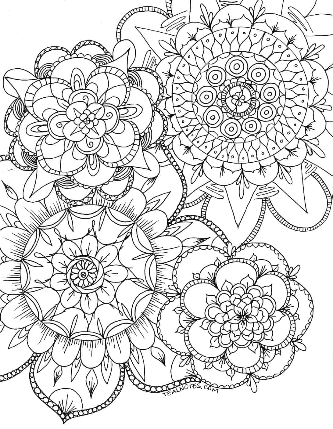 Mandala coloring pages