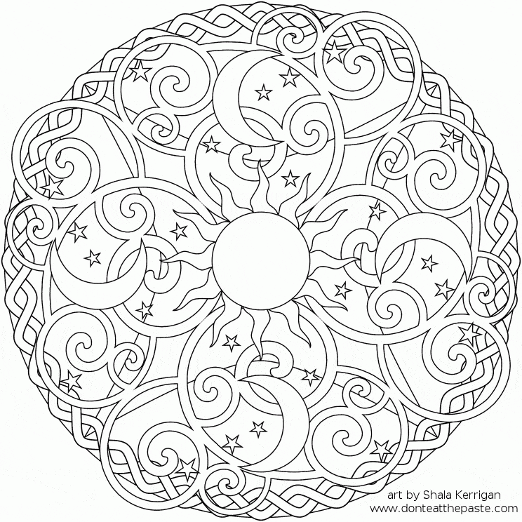 Mandala coloring pages