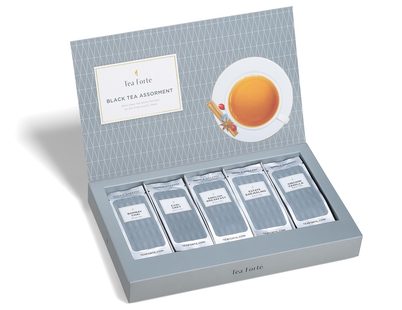 Single Steeps® Black Tea Assortment Tea Forte