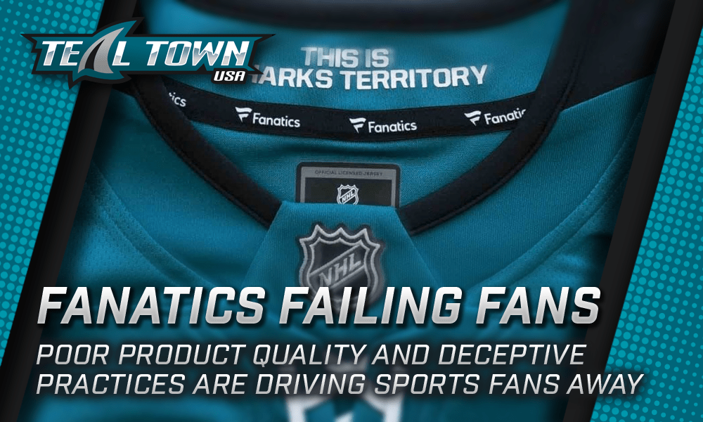 Fanatics Fails Fans Teal Town USA