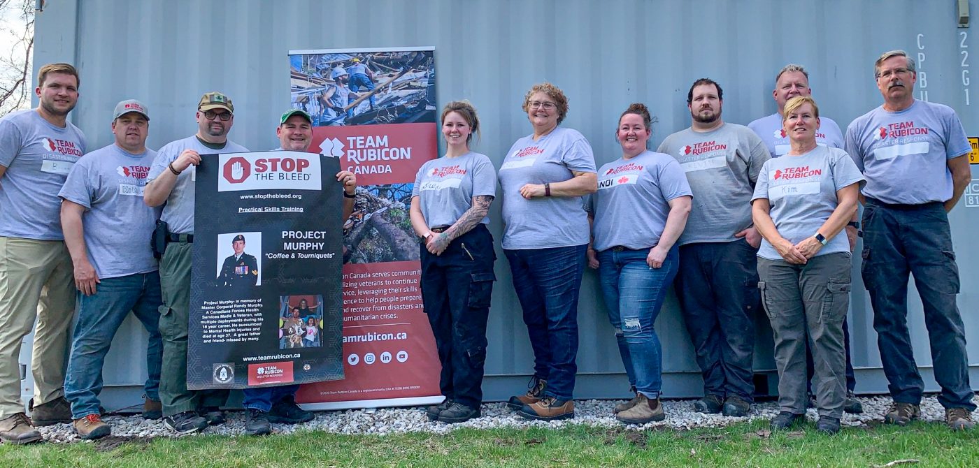 TEAM RUBICON CANADA REACHES GOAL 100+ VOLUNTEERS TRAINED IN STOP THE
