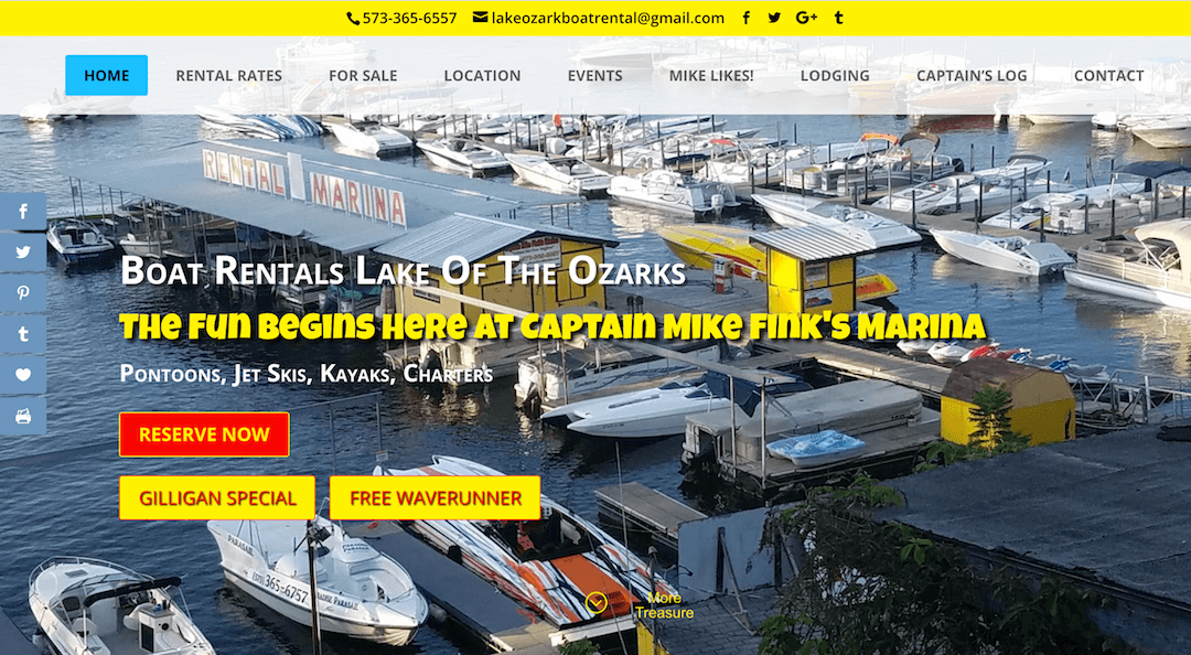 Captain Mike Fink's Marina & Boat Rentals