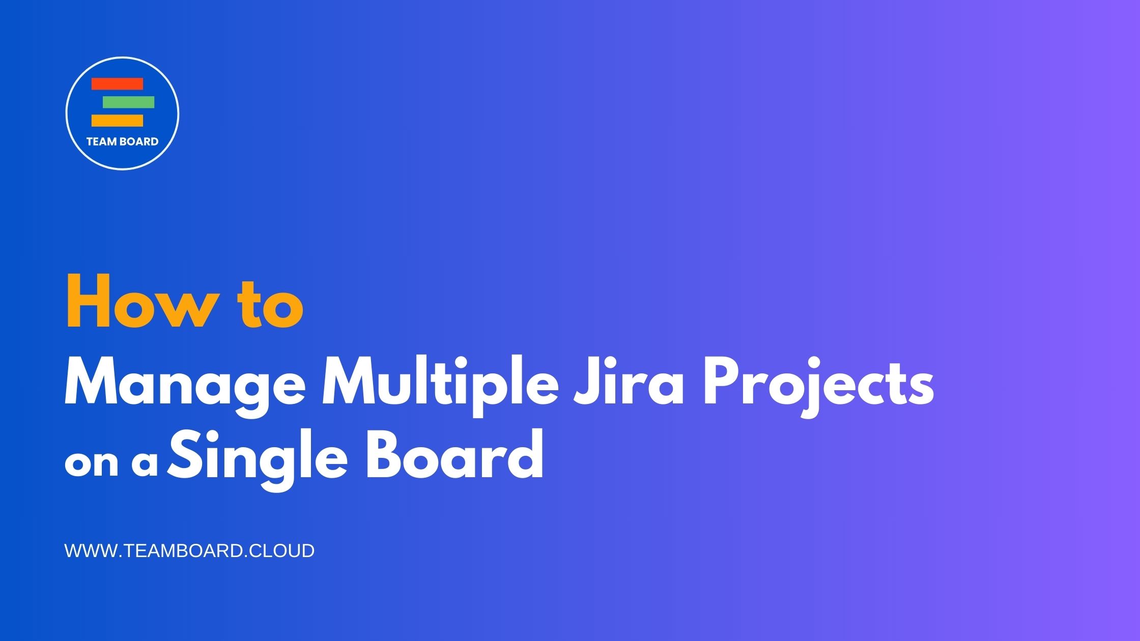 How to Manage Multiple Jira Projects on a Single Board? TeamBoard Resource planning, project