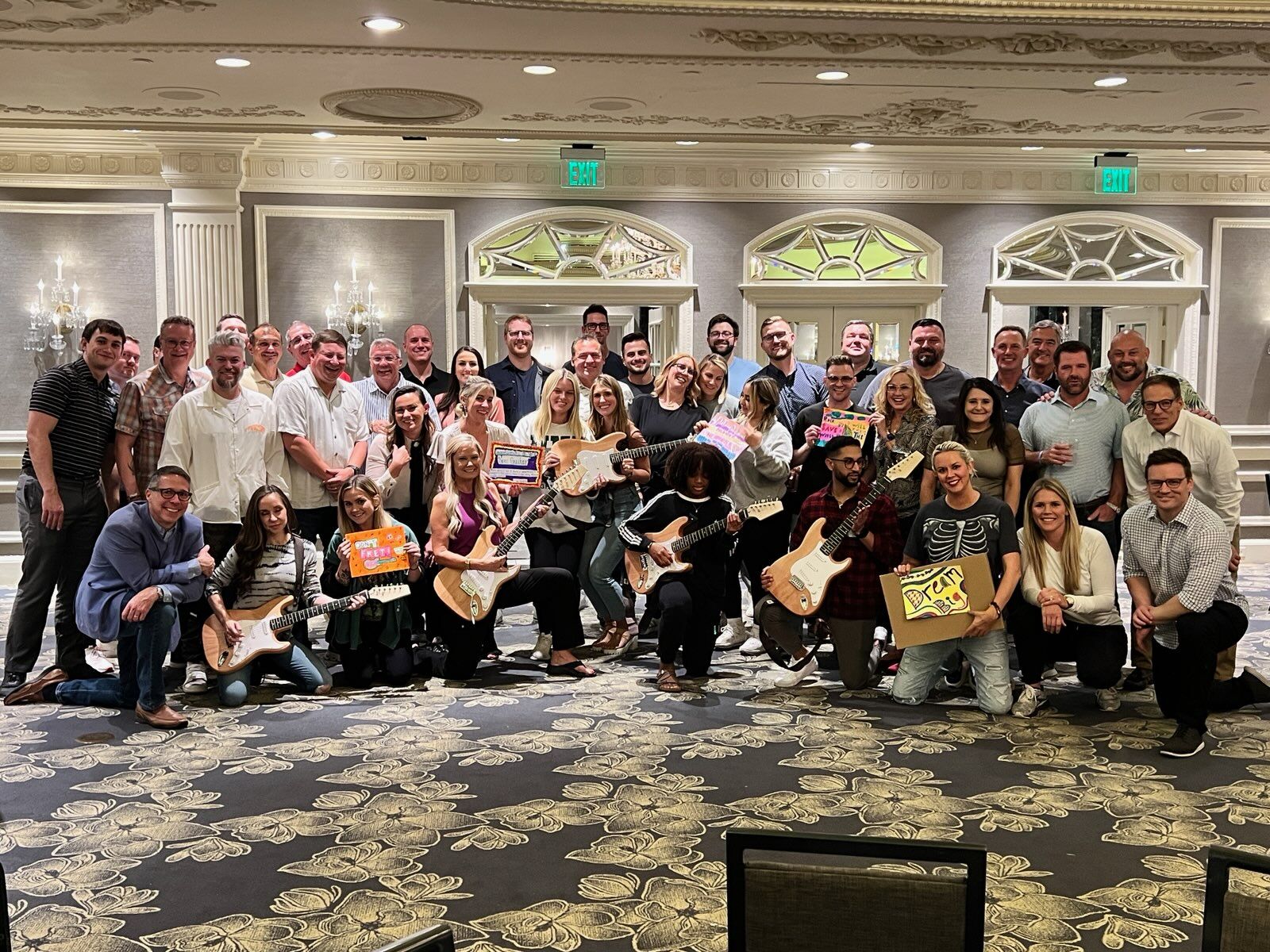 Guitars All Over Nashville Team Building Nation