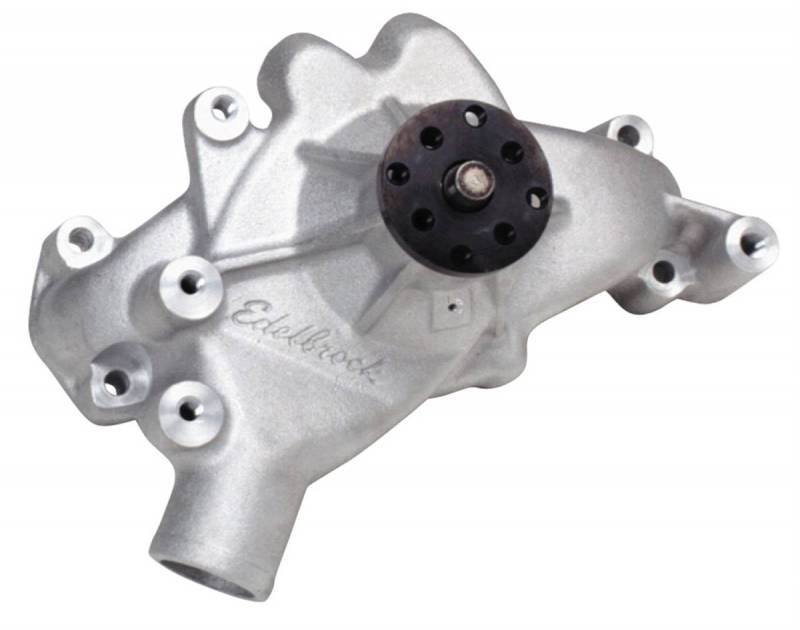 Water Pump BigBlock Chevy Standard/Long in Satin Finish 8851 Team C Performance Center