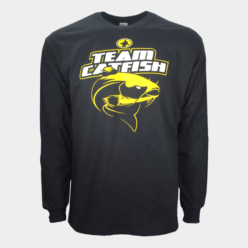 Black Long Sleeve Team Catfish TShirt Team Catfish