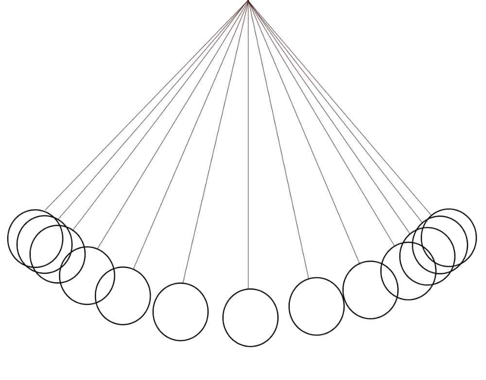 Pendulums Swing Both Ways Team Clock