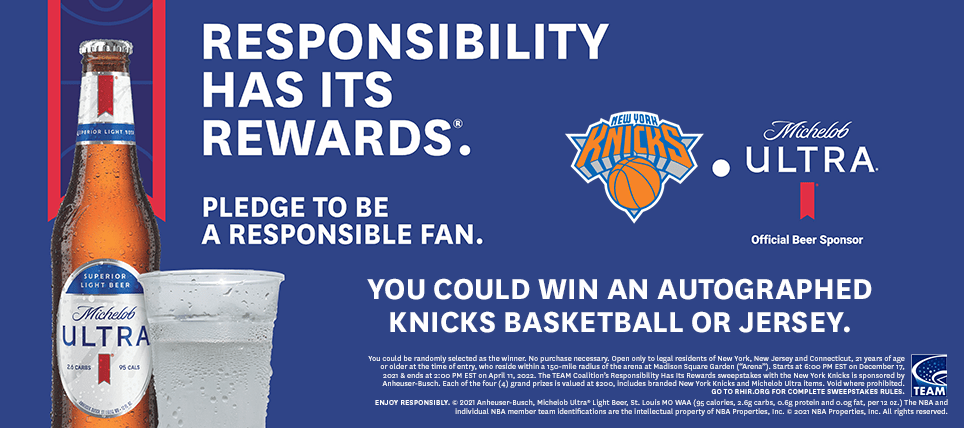 New York Knicks, Rangers And Responsibility Has Its Rewards -