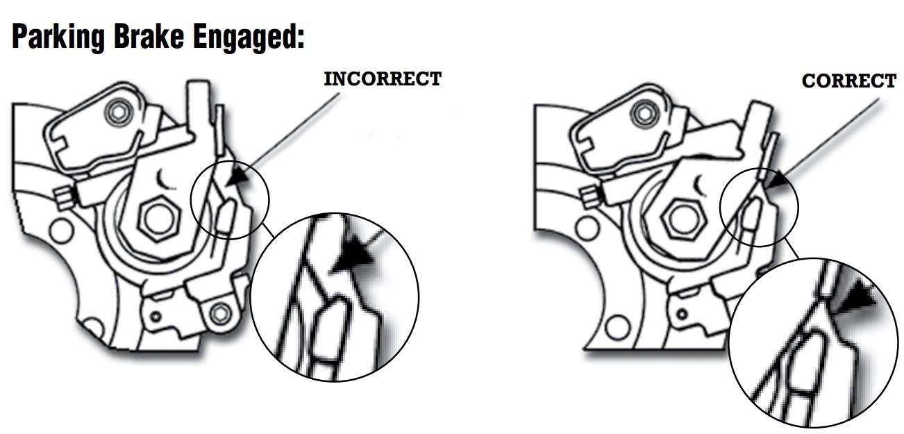 How to Adjust Cadillac Caliper Parking Brake Lever Team CPP