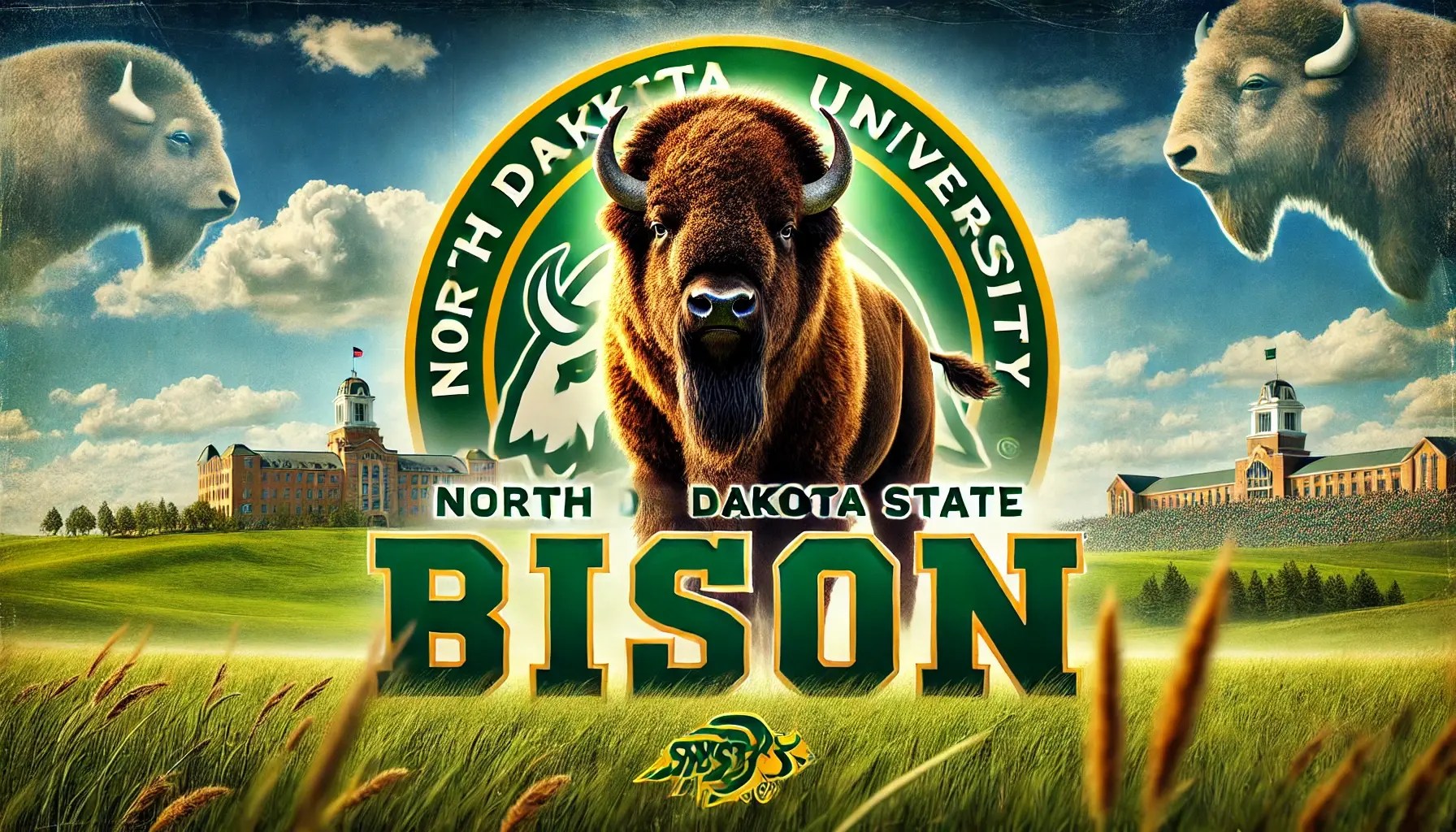 North Dakota State Bison Color Codes HEX, RGB and CMYK TeamFanFares