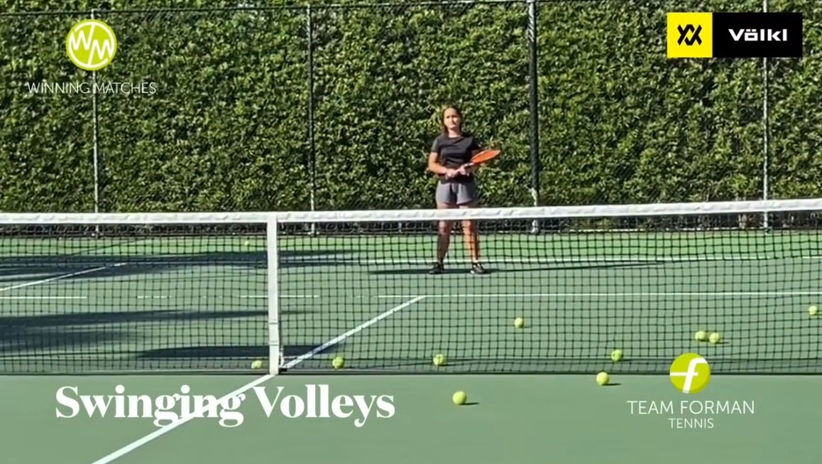 How To Hit The Swinging Volley In Tennis