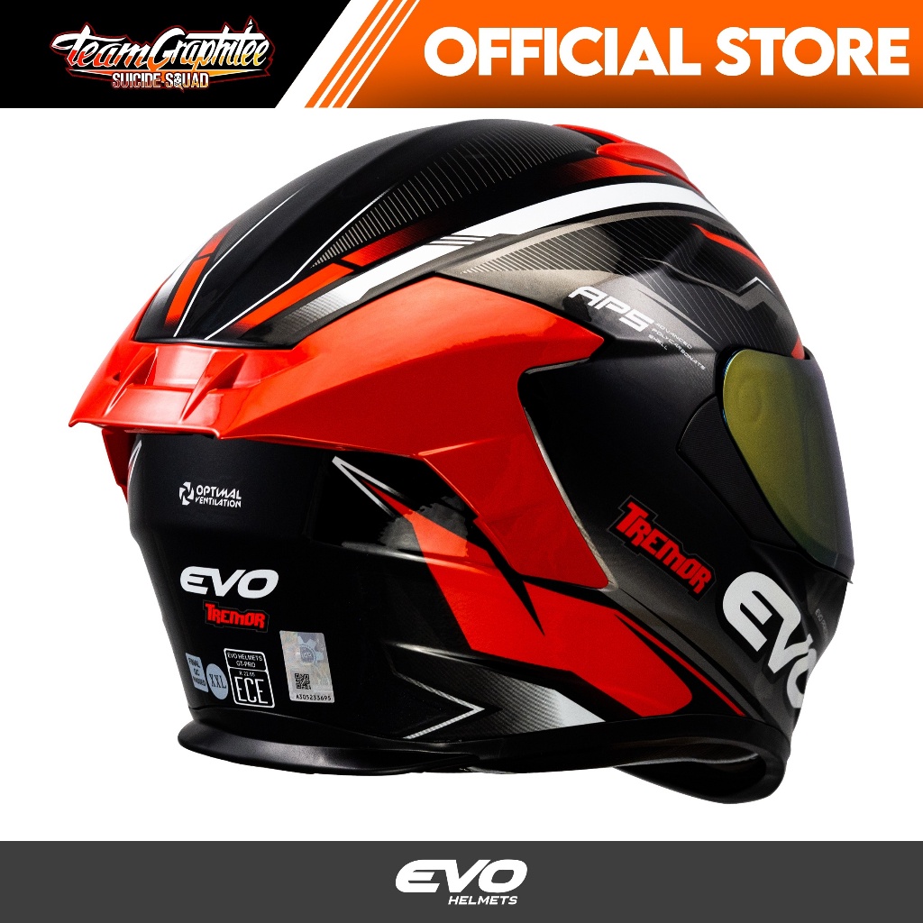 EVO HELMET GT PRO TREMOR (LENS MAY VARY) Team Graphitee