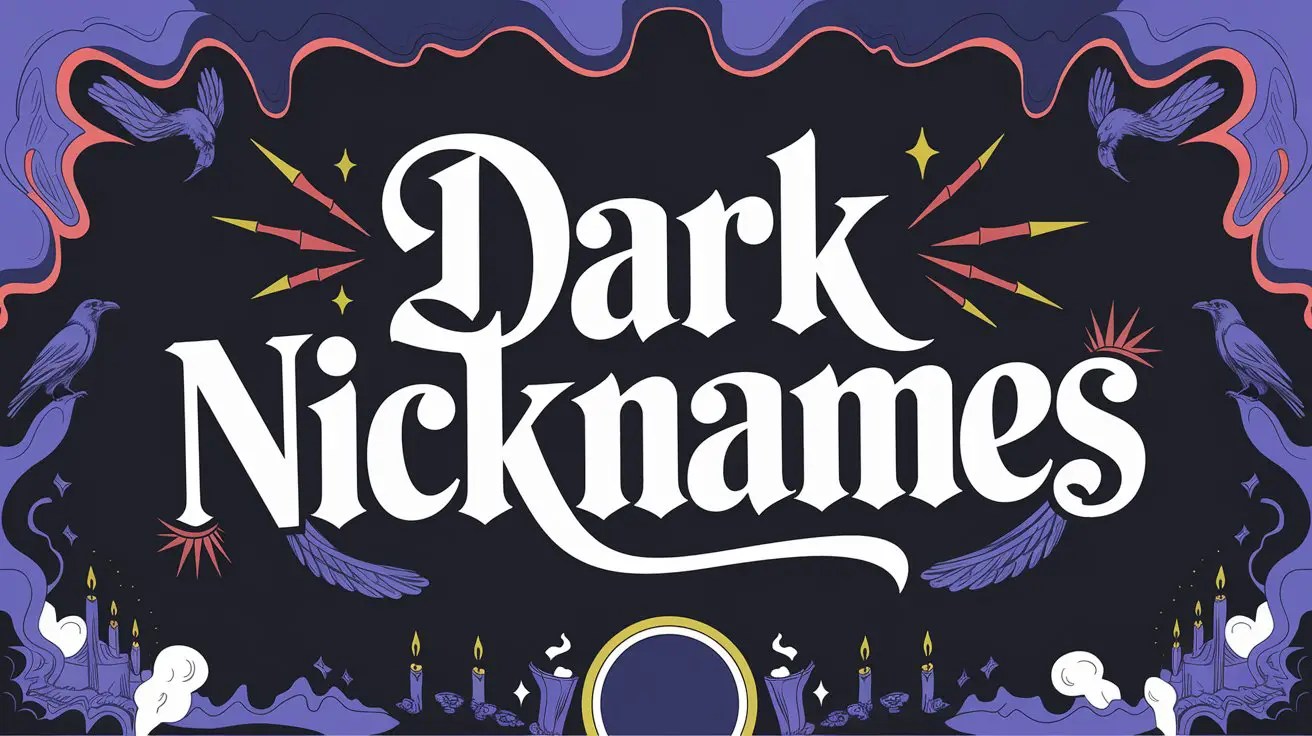 Dark Nicknames (300+ Mysterious and Edgy Names)