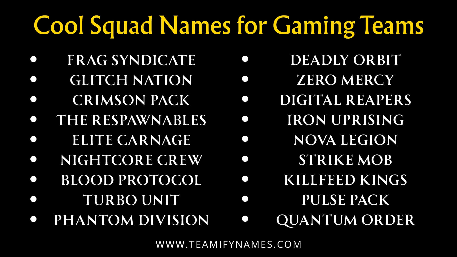 500+ Cool Gaming Names for Gamers, Streamers & Creators [Unique(05)