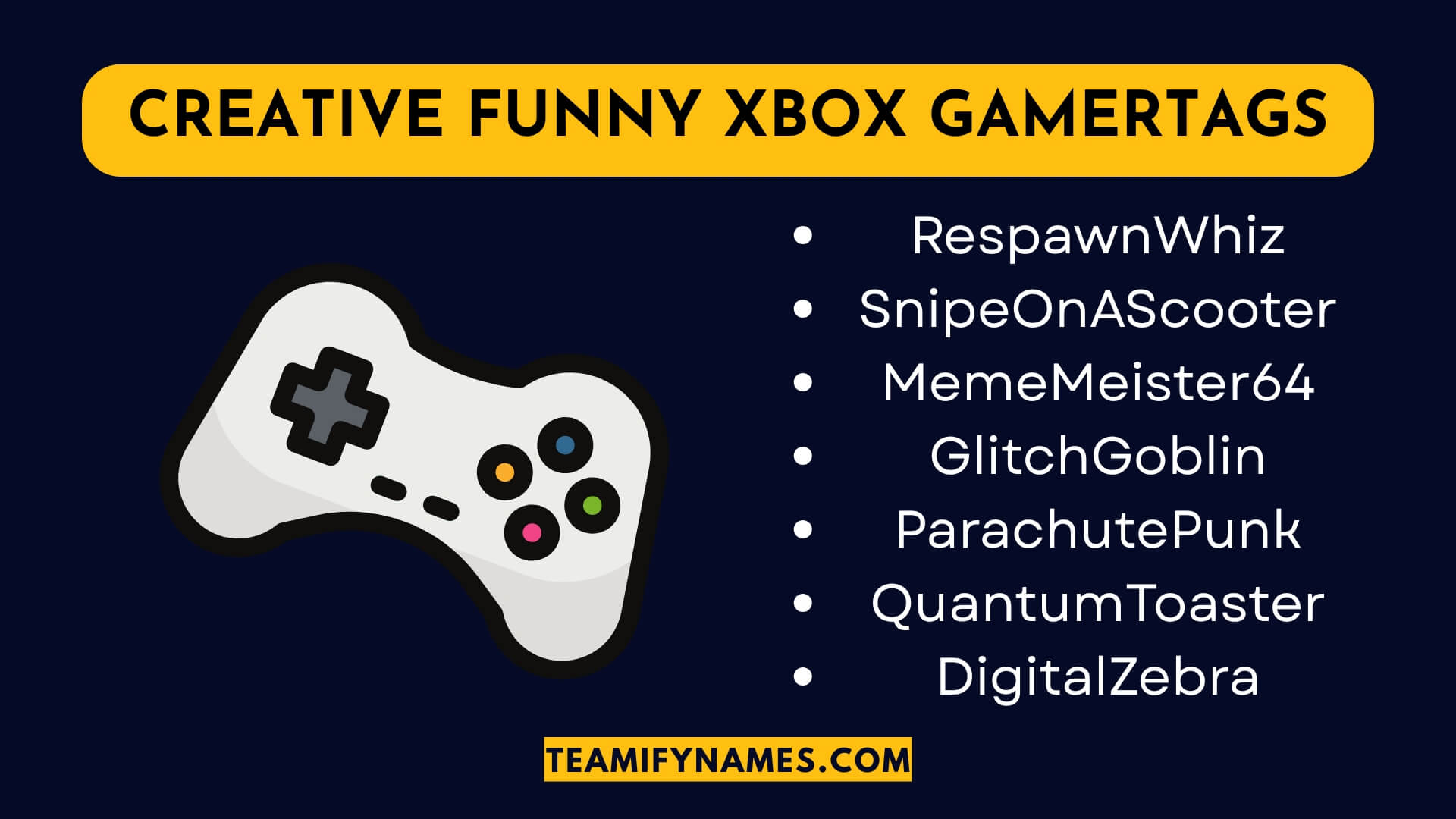 555+ Funny Xbox Gamertags for Ultimate Gaming Humor and Creativity(09)