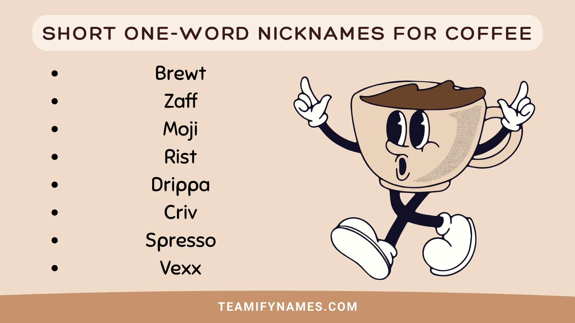 550+ Coffee Nicknames That Will Make Every Sip Personal Teamify Names(06)