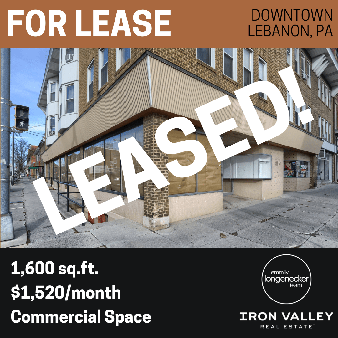 LEASED 49 S. 8TH STREET, LEBANON PA 17042 Emmily Longenecker Team