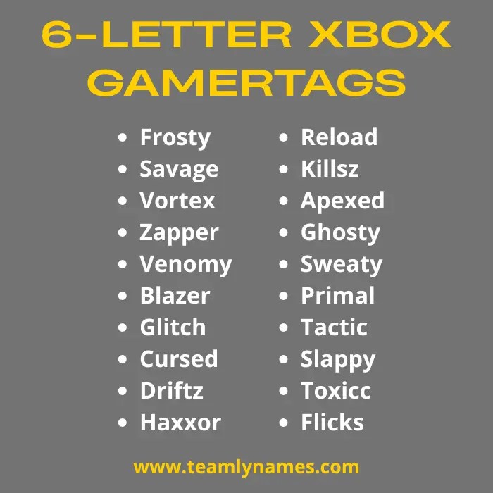 420+ Best Xbox Gamertag Ideas to Stand Out Online(04)