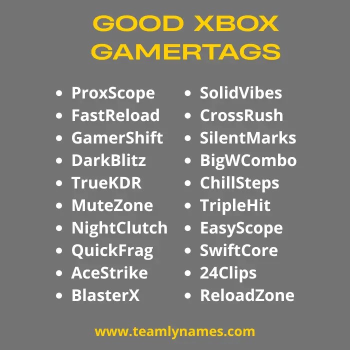 420+ Best Xbox Gamertag Ideas to Stand Out Online