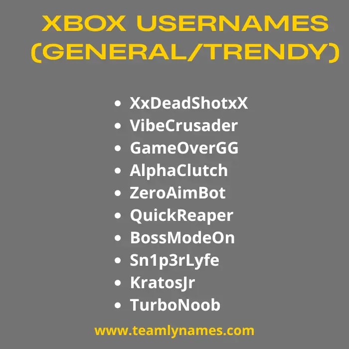420+ Best Xbox Gamertag Ideas to Stand Out Online