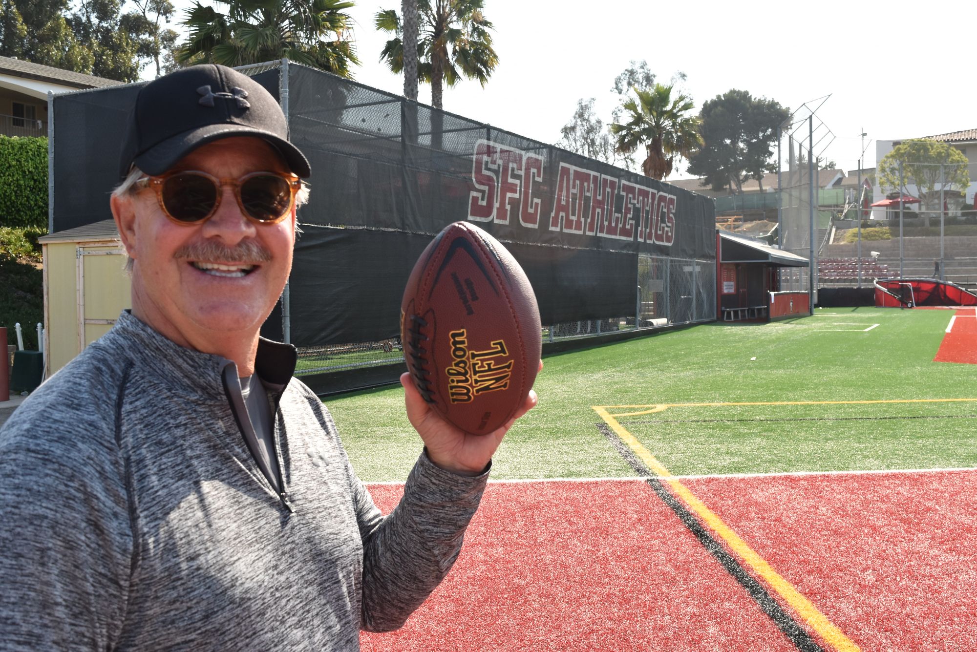 High School Quarterback Throwing