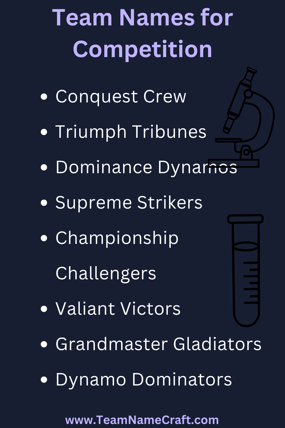 200+ Team Names for Science Competition Unleashing Creativity and Unity