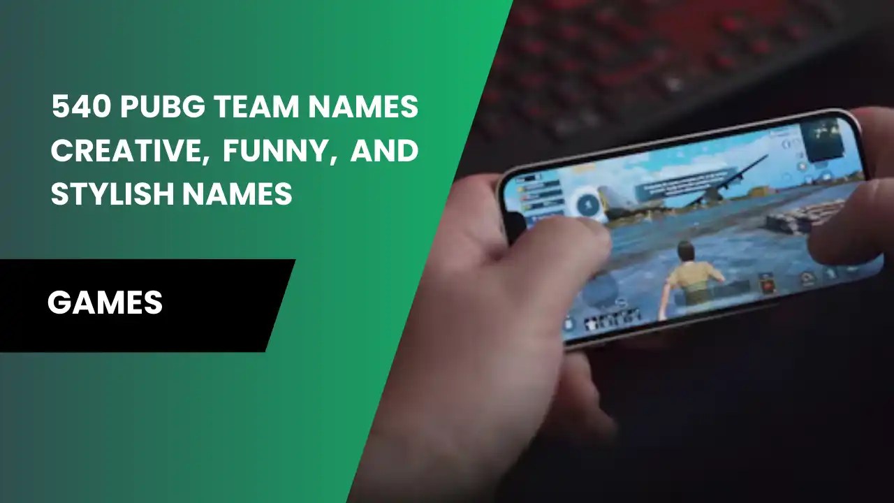 540 PUBG Team Names Creative, Funny, and Stylish Names(06)