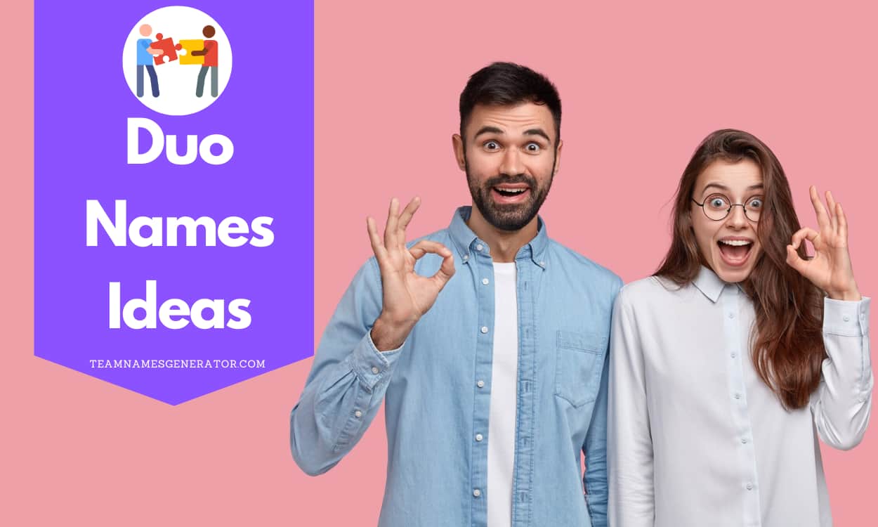 900+ Dynamic Duo Names for Unbeatable Teams