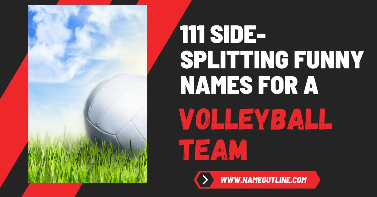 111 SideSplitting Funny Names For A Volleyball Team Team Namify