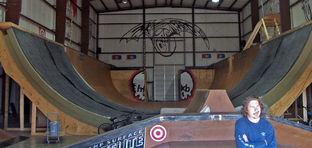Hoffman Bikes training facility Team Pain Skate Parks